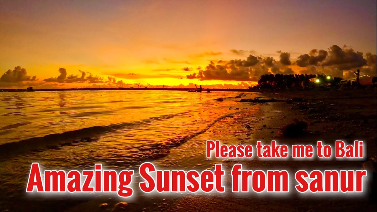 Sanur Best spot for sunset 🌅 #sanur #sunset #bestspotforsunset # ...
