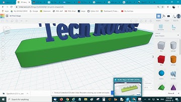 Learning TinkerCAD Tutorial Video 3
