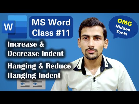 Increase/Decrease Indent || Hanging/Reduce Hanging || MS Word For Beginning | Class #11 | Urdu/Hindi