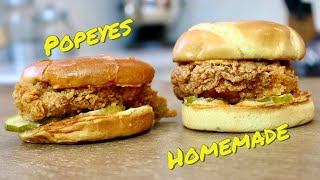 DIY Popeyes Chicken Sandwich | At HOME and BETTER