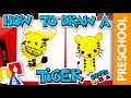 How To Draw A Tiger - Preschool