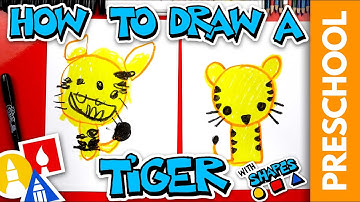 How To Draw A Tiger - Preschool