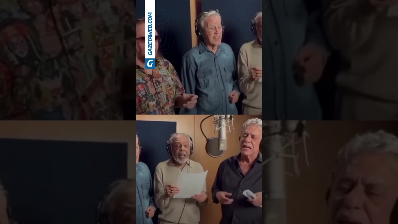 "Para o Brasil não parar de crescer": Caetano, Gil, Geraldo e Chico Buarque cantam em apoio a Lula