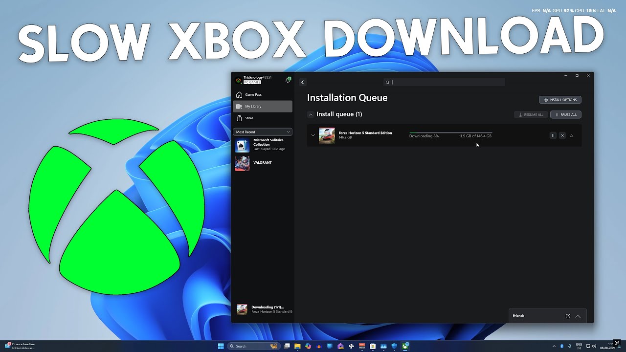 XBOX APP PC SLOW DOWNLOAD REDDIT visual data 8