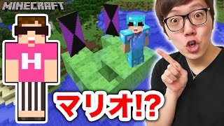 マインクラフト マリオのステージみたいなの作って遊んでみた ヒカキンのマイクラ実況 Part116 ヒカクラ Youtube