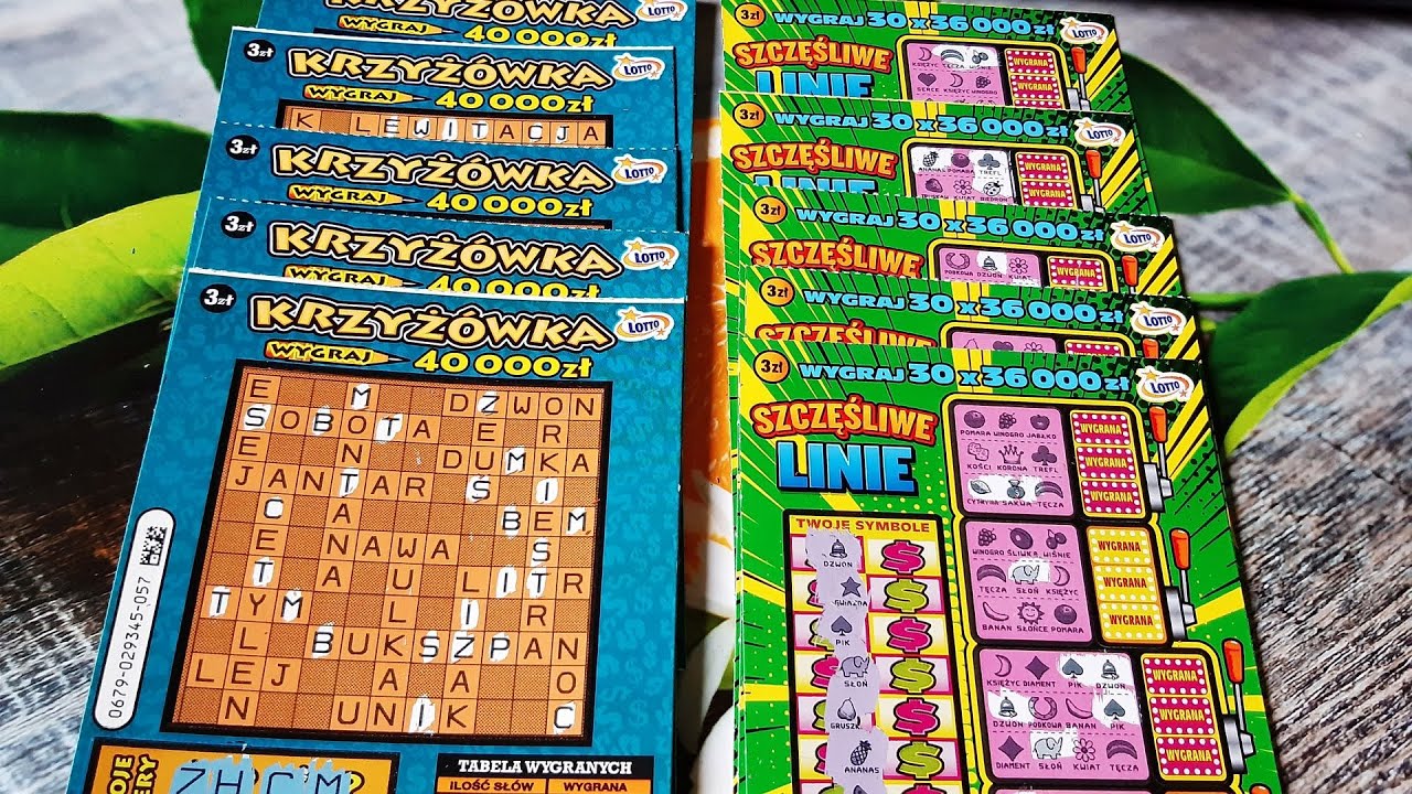 Zdrapki #689 Krzyżówki vs Szczęśliwe Linie✊🍀🍀🍀