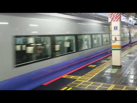 E657系カツK1編成フレッシュひたち青(ブルーオーシャン)塗装東京駅発車