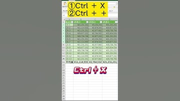 （excel エクセル）１秒で行入れ替えをやる方法 #shorts