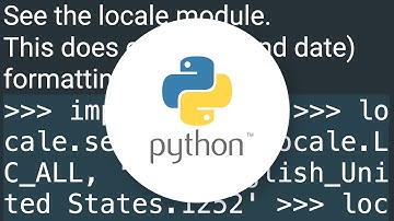 Currency formatting in Python