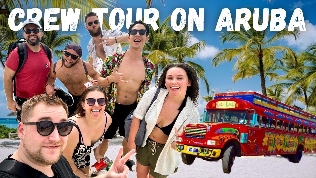Cruise Ship Crew Tour on Aruba - AIDAmar! | Kate & Jörn