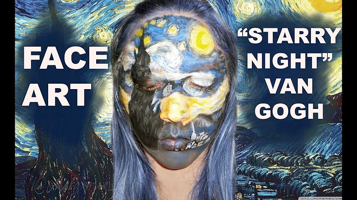 FACE ART - Starry Night - Van Gogh