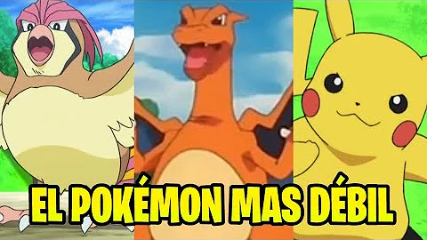 ¿Cuál es el Pokémon más débil de Ash?