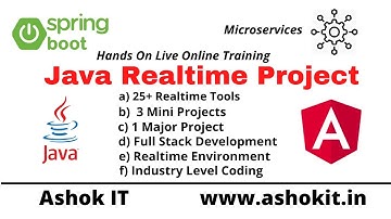 Java Realtime Project Online Training By Mr. Ashok | Class - 02 | Ashok IT