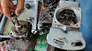 pajero engine 4d56 diesel pump repair