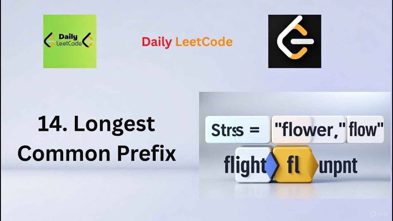 14 Longest Common Prefix Explained Clearly | LeetCode Python Solution ...