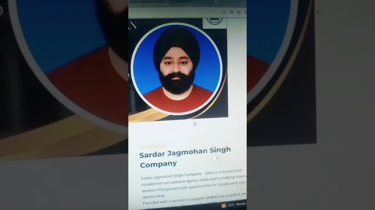 Jagmohan Singh Canada🇨🇦 company food packing jobs 