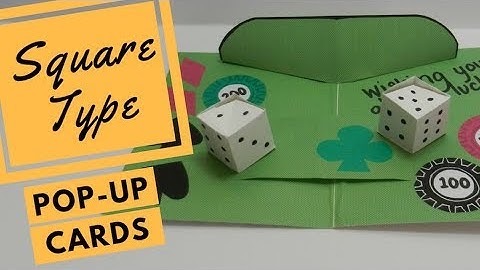 Pop-up Cards Tutorial - Multiple V-Fold Valleys