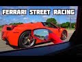 INSANE STREET RACING in some FERRARIS! + AWESOME CAR SHOW!