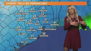 Houston forecast: Winter Storm Warning for Grimes, Washington counties; Winter Weather Advisory begi