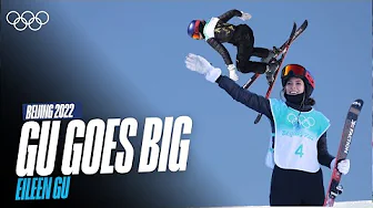 Eileen Gu Lands Historic 1620 for Big Air Gold  at Beijing 2022 | Reigning Champions