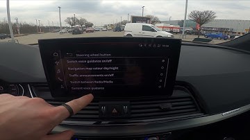 How to Find and Manage Car Settings in AUDI Q5 II ( 2017 - now )