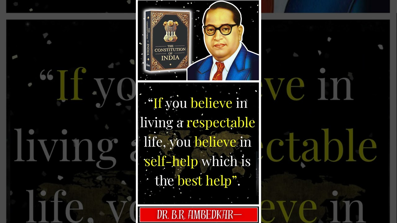 B. R. Ambedkar Quotes | Equality, Justice & Education | Wisdom for Empowerment