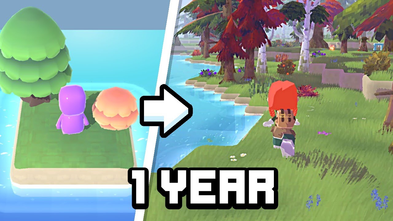 1 Year Progress of my Open World game in 8 Minutes - YouTube