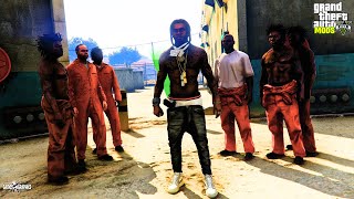 GTA 5 Franklin Goes To Prison!! (Mods)