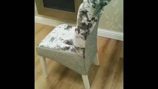 crushed velvet sparkly  dinning chair