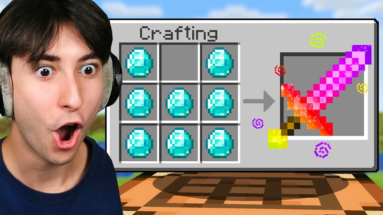 Minecraft, But Crafts Are Random & Modded