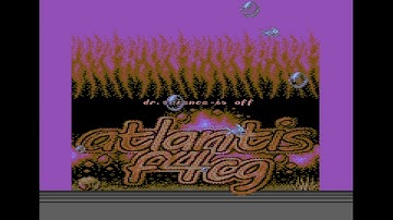 Atlantis, Fantastic 4 Cracking Group - Underwater Intro | C64 Crack Intro