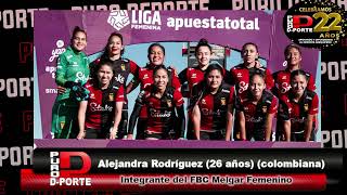 Declara la guardameta del FBC Melgar Femenino la colombiana Alejandra Rodríguez luego de la derrota