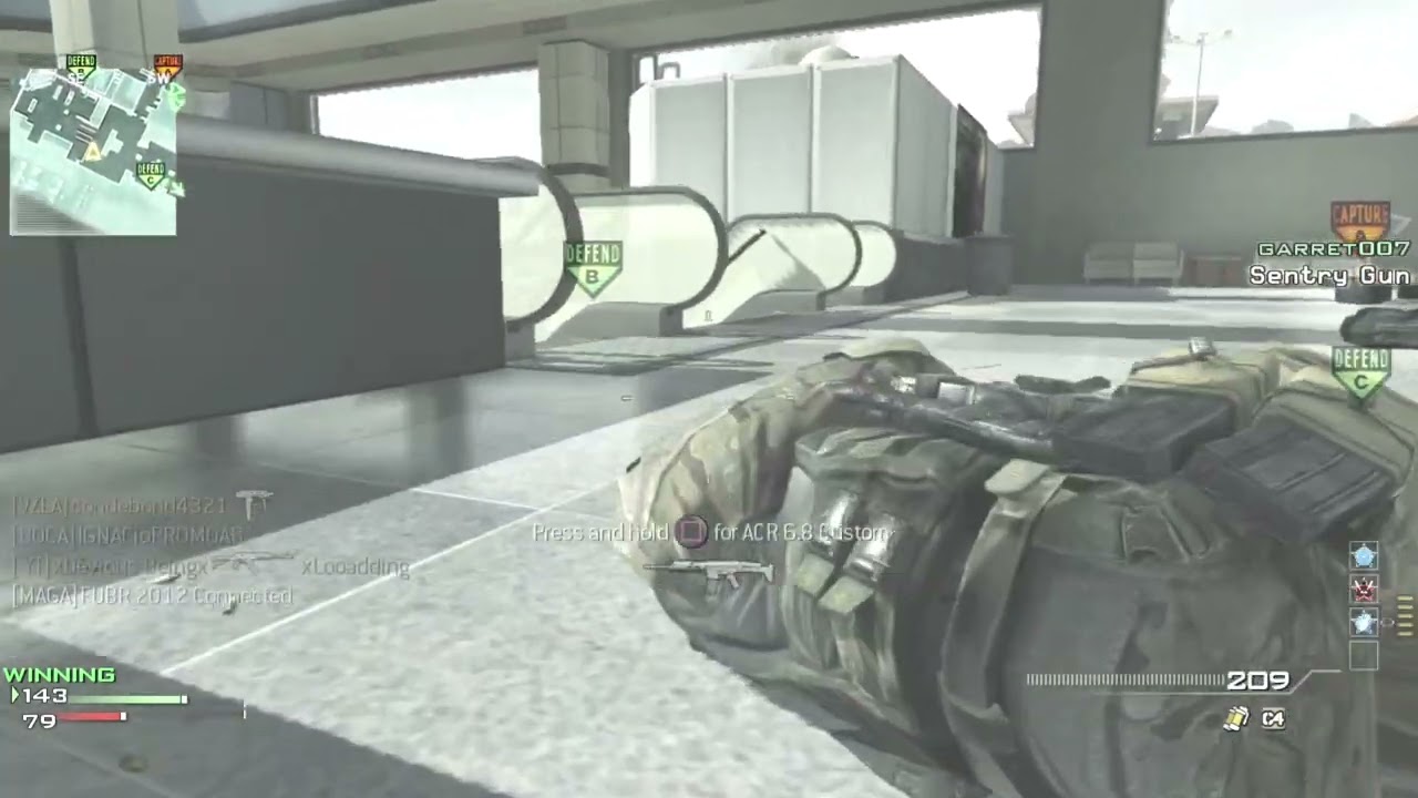 MW3 Terminal AK-47 Moab on a tryhard
