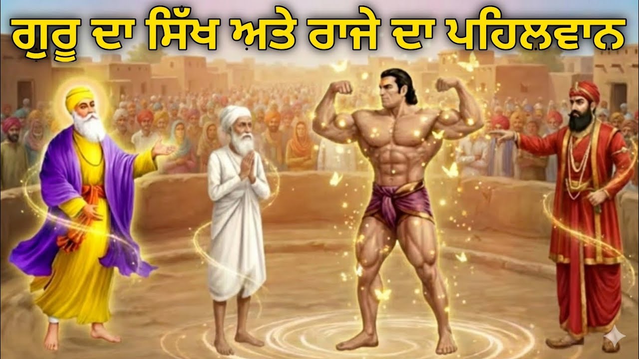 “ਗੁਰੂ ਦੇ ਸਿੱਖ ਦੀ ਨਿਮਰਤਾ ਅੱਗੇ ਰਾਜੇ ਦਾ ਪਹਿਲਵਾਨ ਆਪ ਹੀ ਨਿਵਾਂ ਹੋ ਗਿਆ | Sikh History Katha”