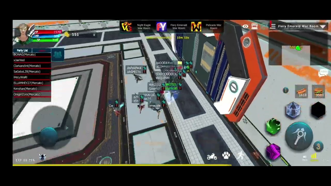 Walk online mobile CLUB WAR 