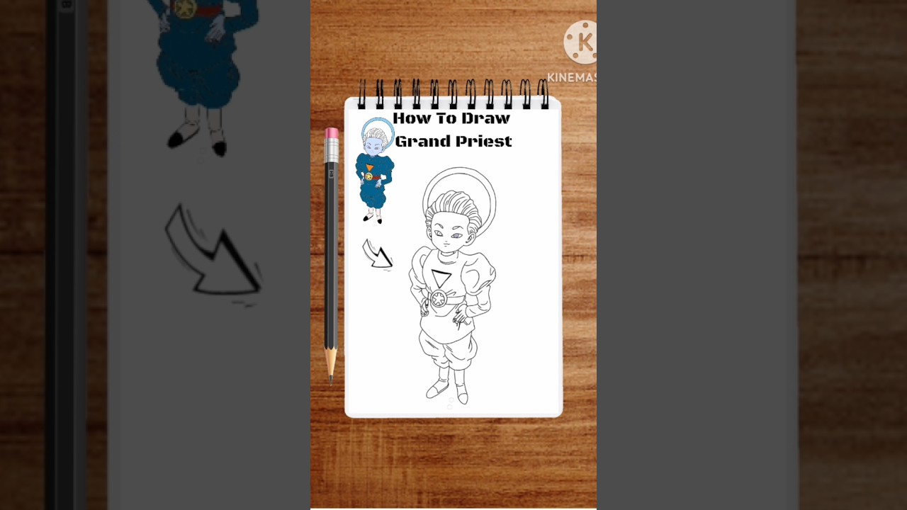 HOW TO DRAW GRAND PRIEST/STEP BY STEP/ DRAGON BALL