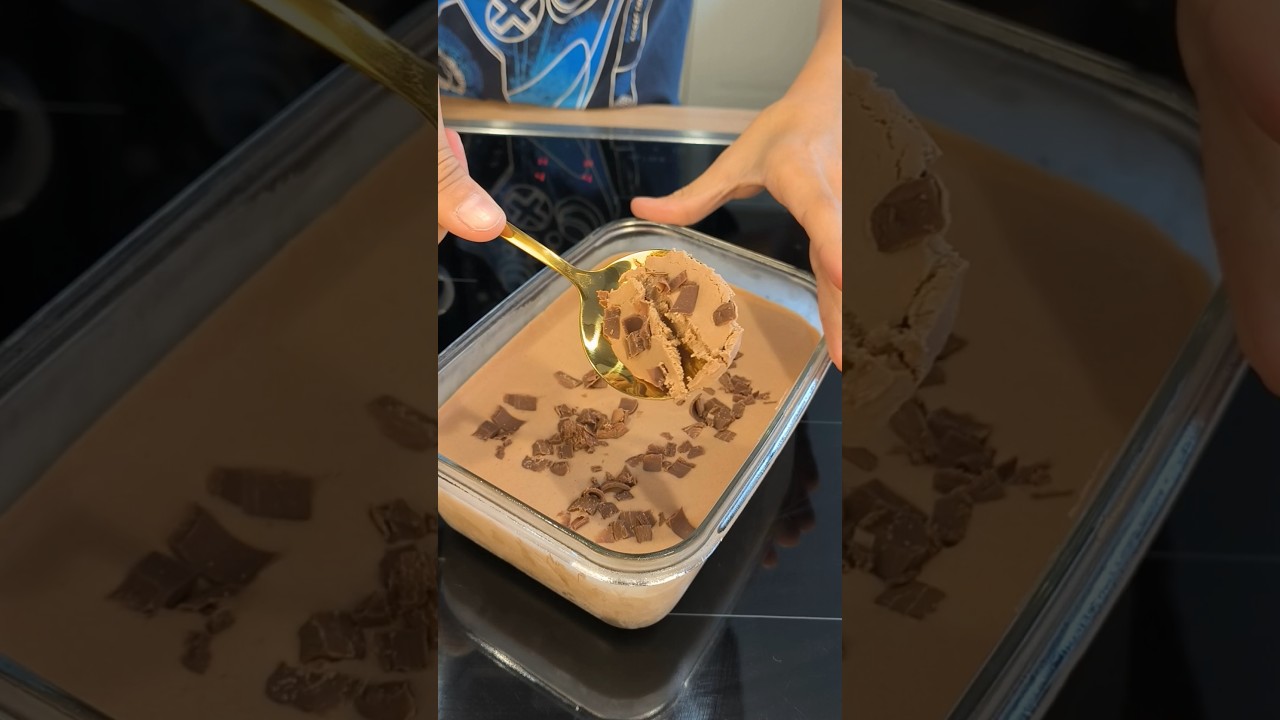Super Easy Chocolate Ice Cream for Kids 🍫🍨 | How to Make at Home #easycooking #easydessert