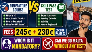 Malta Pre-Departure Course & Skills Pass Explained 2026|Fees,Registration Process & Who Needs It 🇲🇹