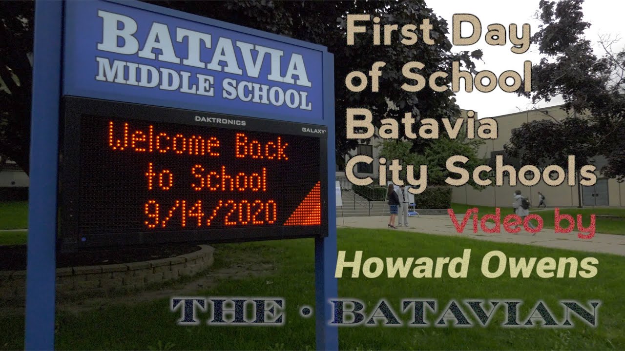Batavia City Schools First Day of School for 2020 YouTube