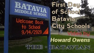 Batavia City Schools First Day of School for 2020