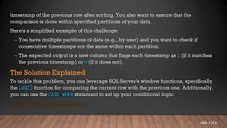 Understanding IIF and CASE WHEN in Window Functions for SQL Server
