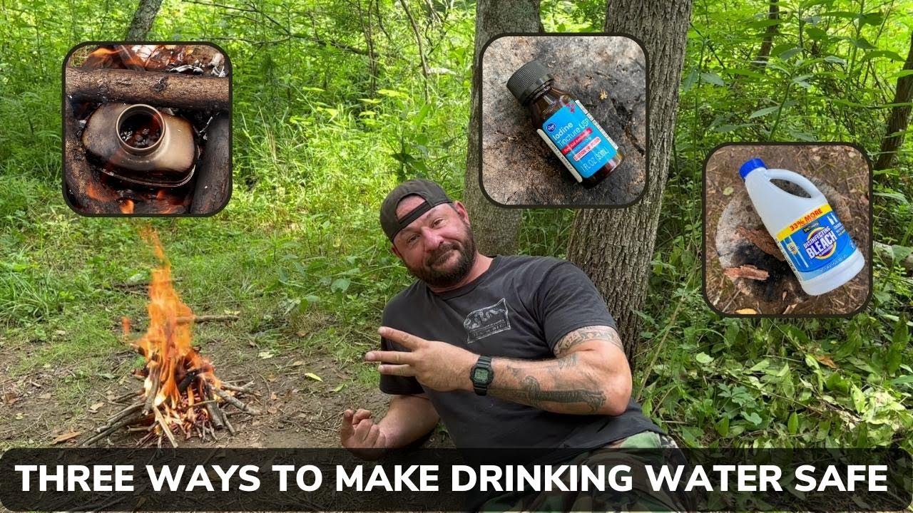 Corporals Corner Mid-Week Video #12 Three Simple Ways to Make Water Safe  While In the Woods. 