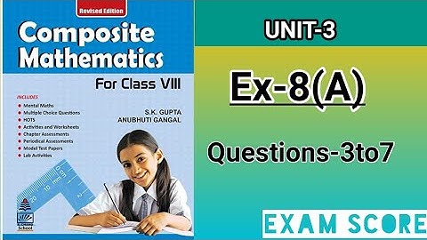 composite mathematics class 8|| percentage and it