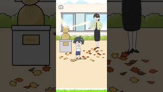 【ねむい子】掃除当番  落ち葉拾い  [ Sleepy child ] #shorts #games #ゲーム実況｜タクトのげーむちゃんねる