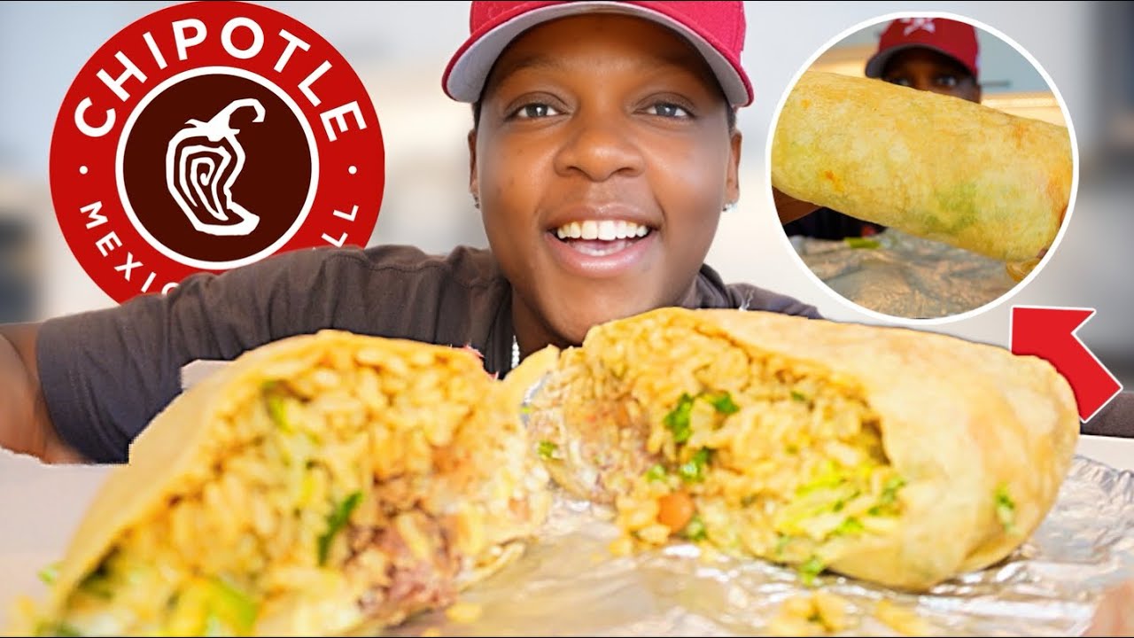 CHIPOTLE GIANT BURRITO MUKBANG! 먹방 EATING SHOW YouTube