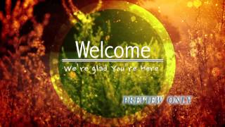 Delightful Fall Welcome Motion Background