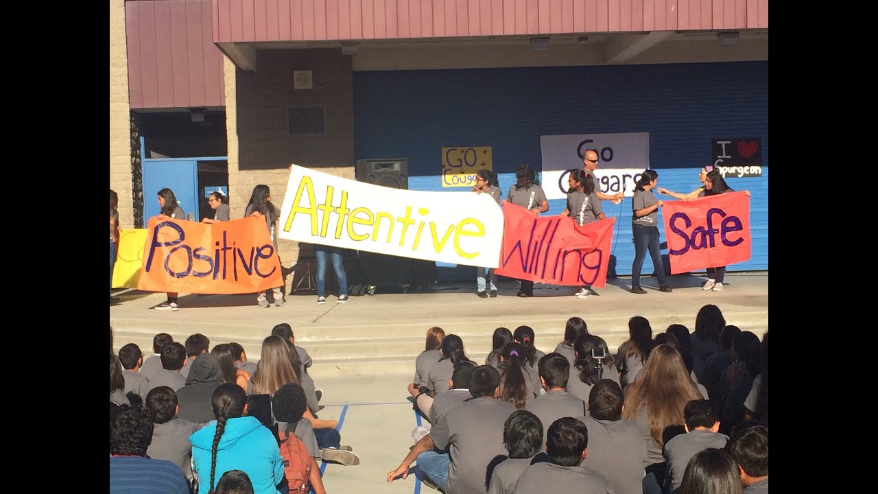 Spurgeon Intermediate's Cougar Pride Assembly 10.09.15 YouTube