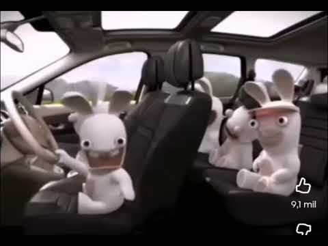 Rabbids Scary car crash