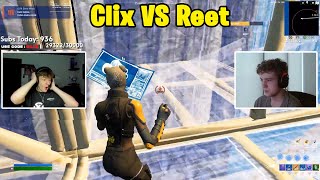 Clix VS Reet 1v1 TOXIC Fights!