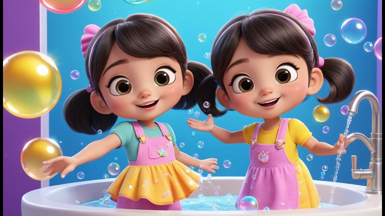 Wash Your Hands Bubble Song | Hygiene Song for Kids | Nursery Rhymes and Baby Learning Songs